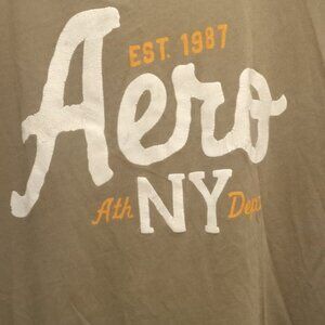 Men's Brown Aeropostale T-shirt Tee 2XL